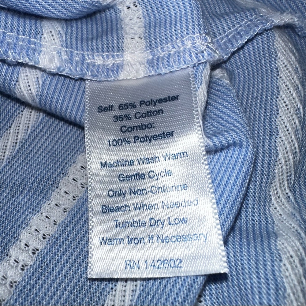 Sail to Sable Blue and White Striped Dress medium - Picture 3 of 6